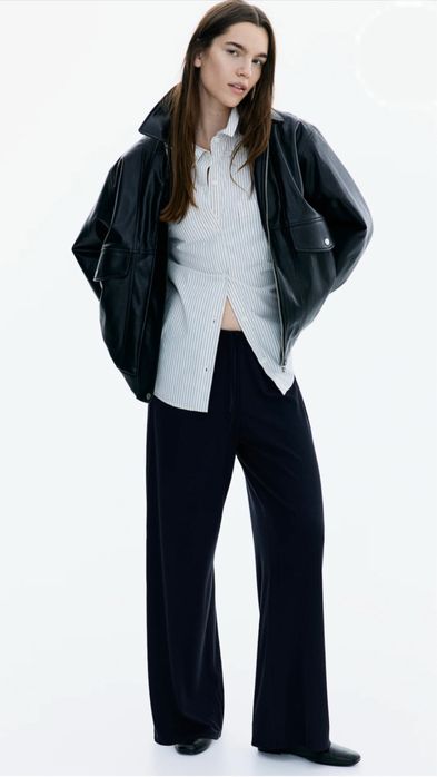 Широкі жіночі штани (домашні/піжамні) h&m