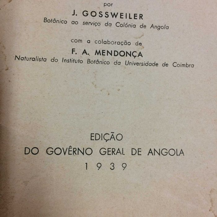Livro Carta fitogeográfica de Angola