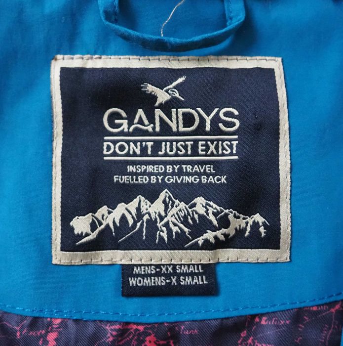 GANDYS_Teal Rainforest Waterproof Jacket__wodoodporna damska kurtka _S