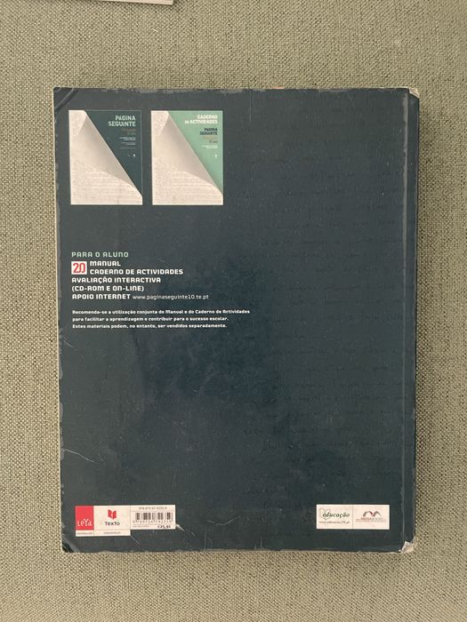 Caderno de Atividades/Manual do Livro Página Seguinte, Português 10