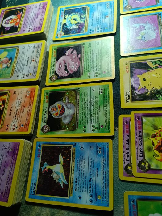 Coleção Pokémon 1° Ed, T.Rocket, Fóssil, Jungle