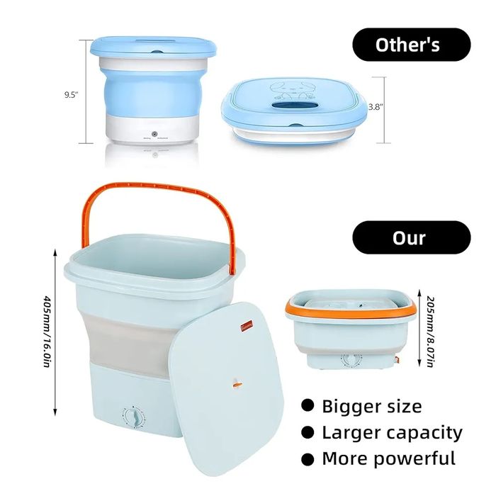 Mini pralka kempingowa turystyczna CEIEVER 230 V,