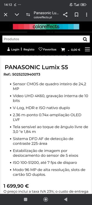 Panasonic Lumix S5
