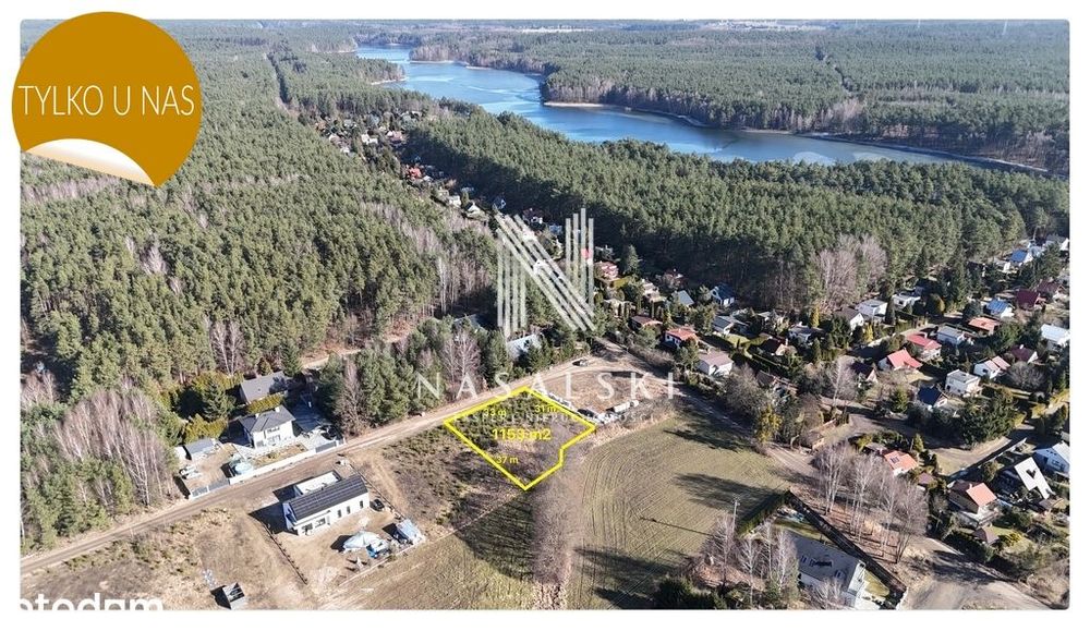 Działka 1153 m2 Pieczyska Koronowo z Mpzp