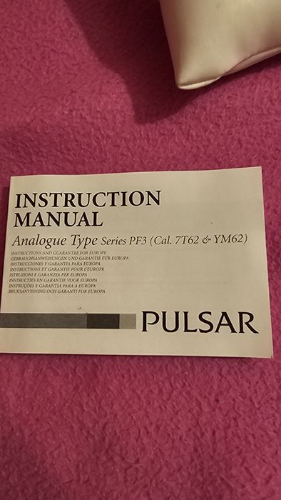 Relógio Pulsar Analogue Type Series PF3