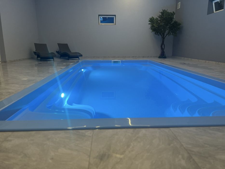 Баня на дровах с. Мачухи басейн мангальна зона