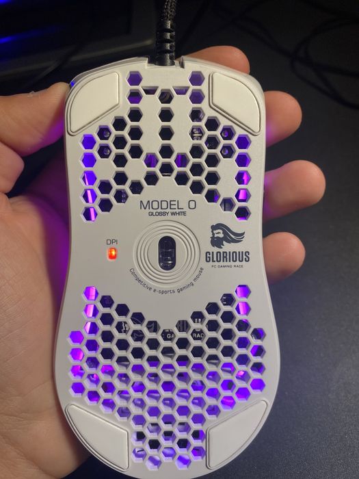 Rato branco Glorious Gaming Mouse Model O w