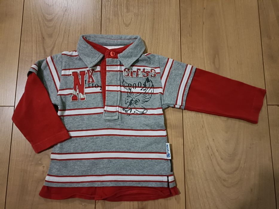 Polo de Manga Curta PréNatal + Camisola - 12 meses