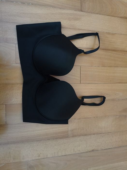 Soutien Preto Push-Up com aros tiras amovíveis XL