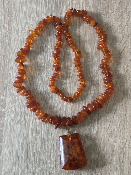 Бусы янтарь ссср 925