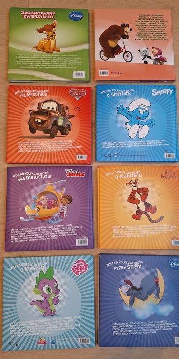 Wielka kolekcja bajek Disney 8 sztuk