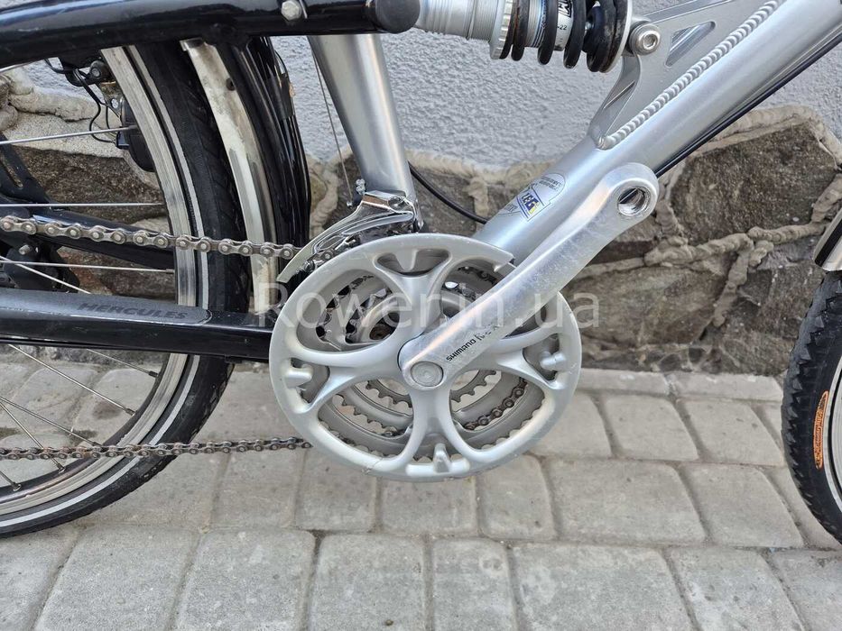 Дорожній алюмінієвий велосипед двопідвіс бу Hercules 28 M21