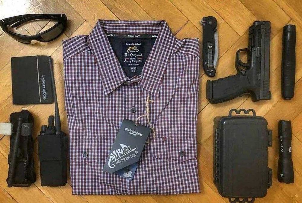 ‼️Рубашка Aero LIGHT Helikon tex Сорочка Клітинка polo поло з рукавом кольори моделі хелікон текс‼️