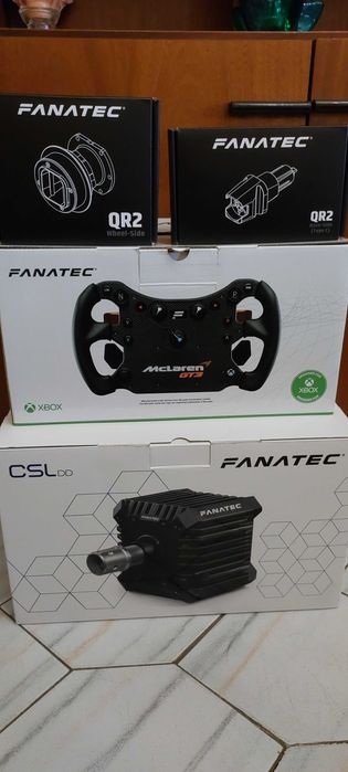 Fanatec CSL DD 8nm + Volante McLaren V2 (QR2)