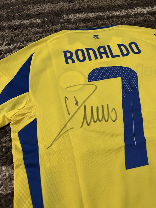 Camisola Assinada Cristiano Ronaldo Al-Nassr 24/25 Com Certificado