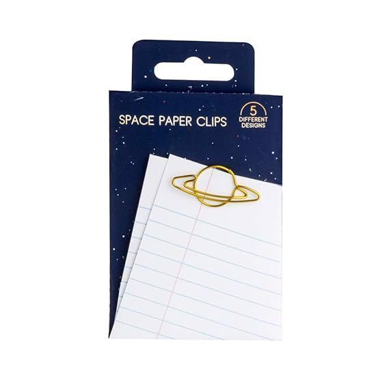 Spinacze do Papieru Ozdobne Metalowe 5szt Kosmos
