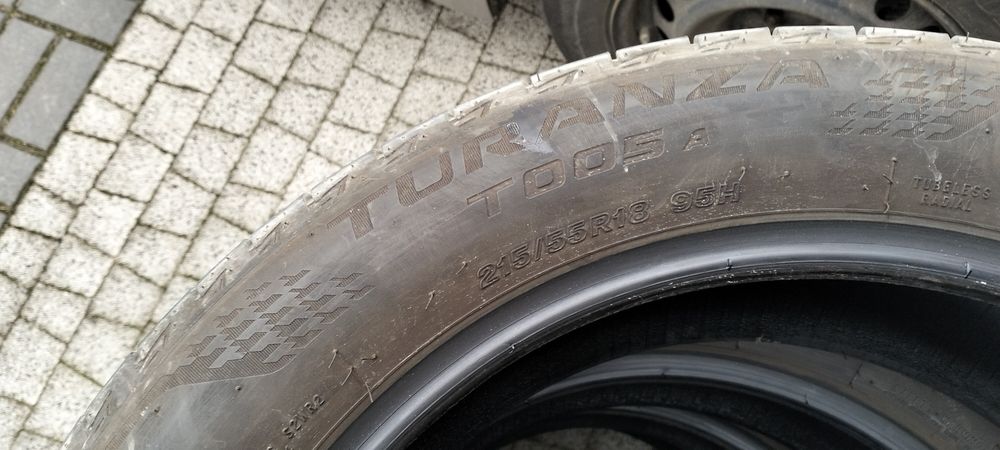 Opony Bridgestone turanza 215/55/18 lato