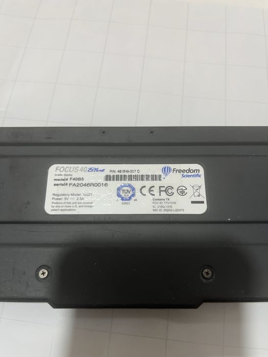 Портативно - тактильний дисплей Брайля,,Focus 40 Blue 5 покоління