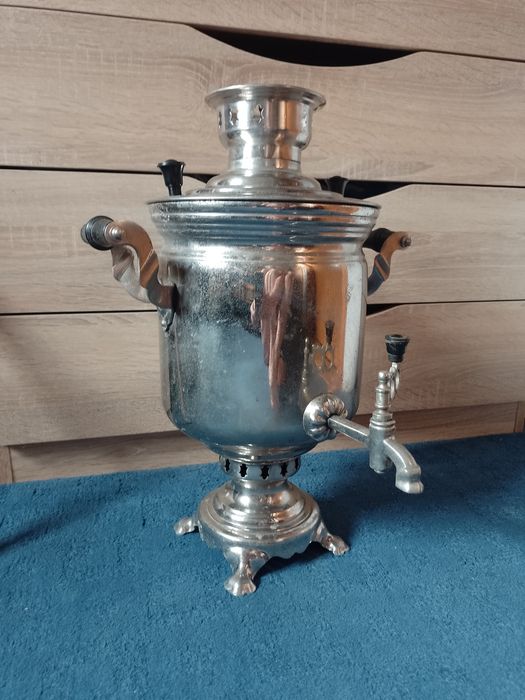 Самовар на дровах  4 л.  2  шт.рабочий декор