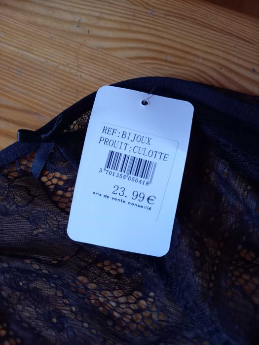 Jean-Louis Scherrer Paris koronkowe figi xl