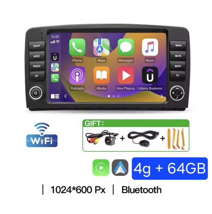 Магнитола Android для Mercedes R class w251 ML w164