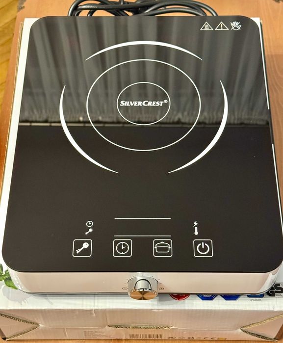 Przenośna płyta indukcyjna Silvercrest SIKP 2000 C1, Max 2000W, Nowa
