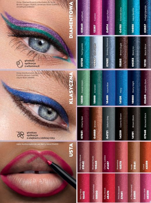 Avon Glimmerstick konturówka do oczu Blackest Black czarna