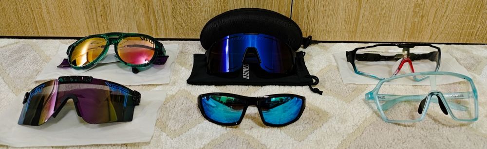 Нові велосипедні окуляри від Specialized, Scvcn, Polarized, Elax, Pit