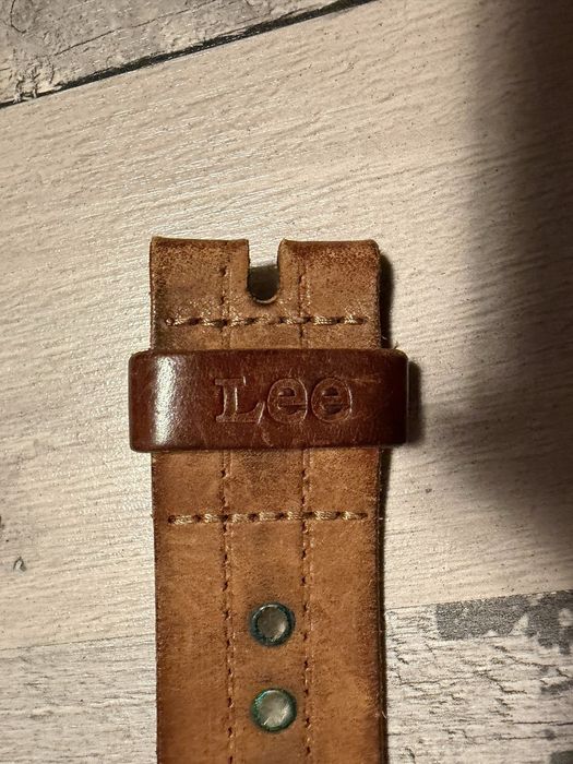 Pasek skorzany meski Lee bez klamry