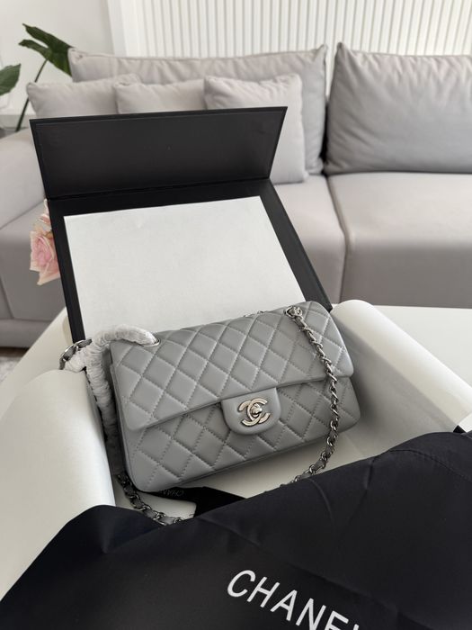 Сумка Chanel Classic 23 сіра