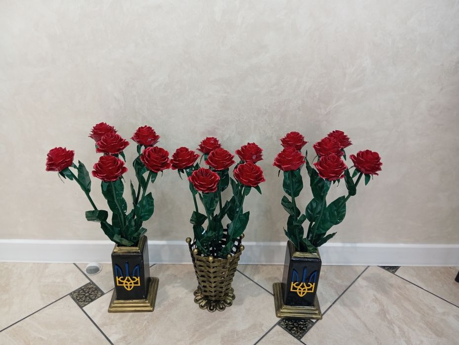 Ковані квіти.Ковані троянди.Ковані рози