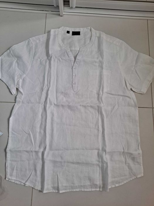 Lniana koszula męska