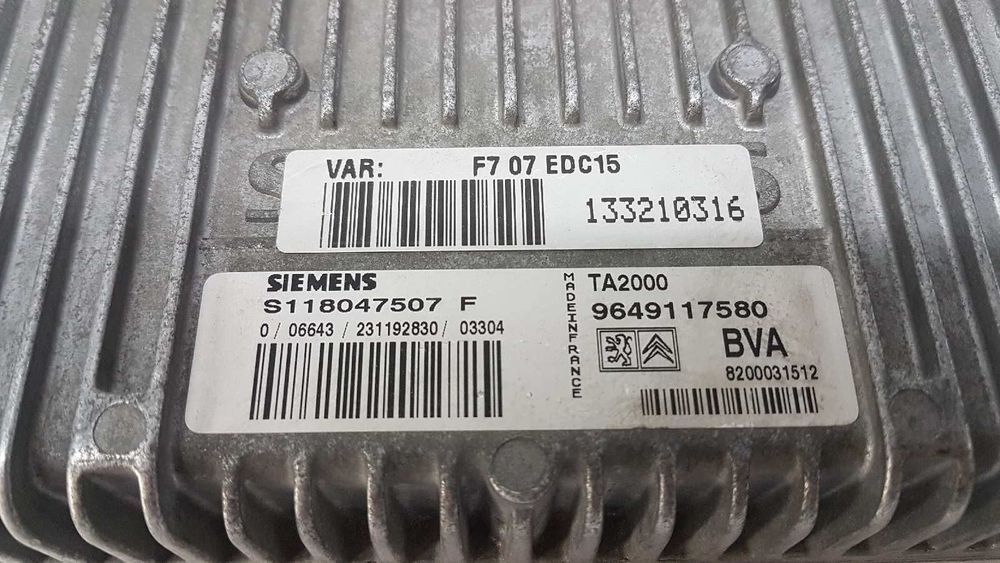 CENTRALINA CAIXA DE VELOCIDADES AUTOMÁTICA CITROEN C5 BERLINA 2.0 HDI SX