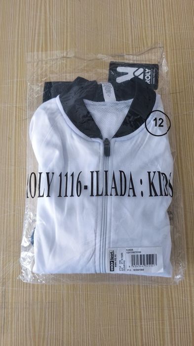 Casaco desportivo Roly Iliada Kids — novo — Tamanho 12 anos