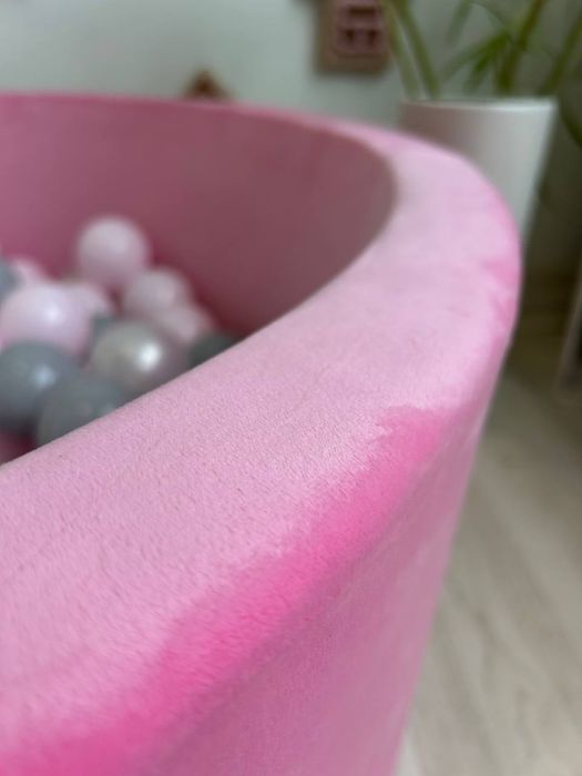 Басейн з кульками та без пудровий. Діаметр 100см. Наложка.