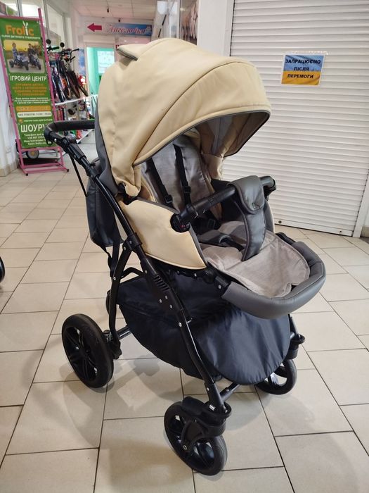 Дитяча каляска 2 в 1 Victoria Gold Classic Еко-шкіра