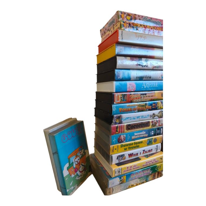 Kasety VHS video z bajkami - bajki filmy odtwarzacz