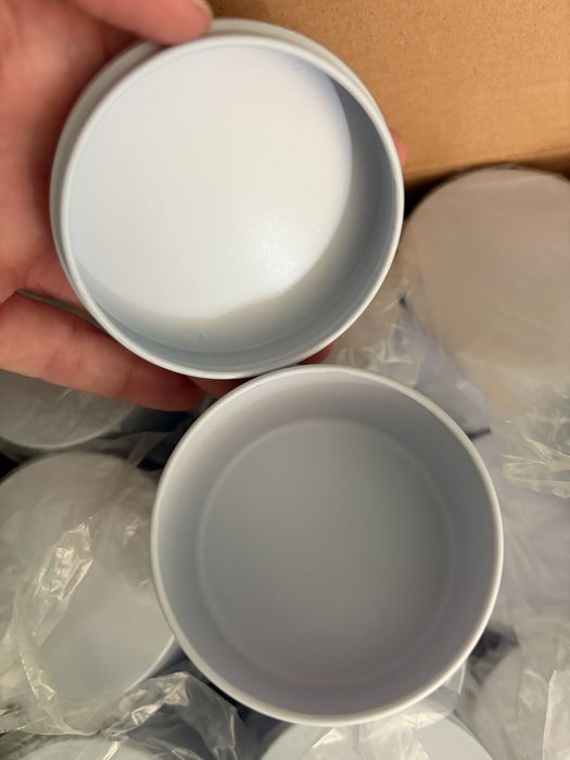 Latas 6cm diâmetro