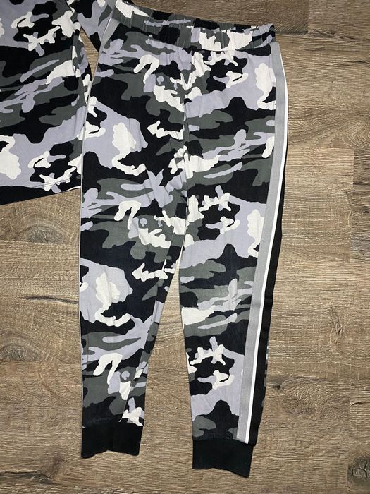 Бавовняна піжама хакі хлопчику 7-8р.комплект кофта-штани