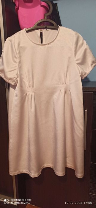 Sukienka biała dziewczęca 158