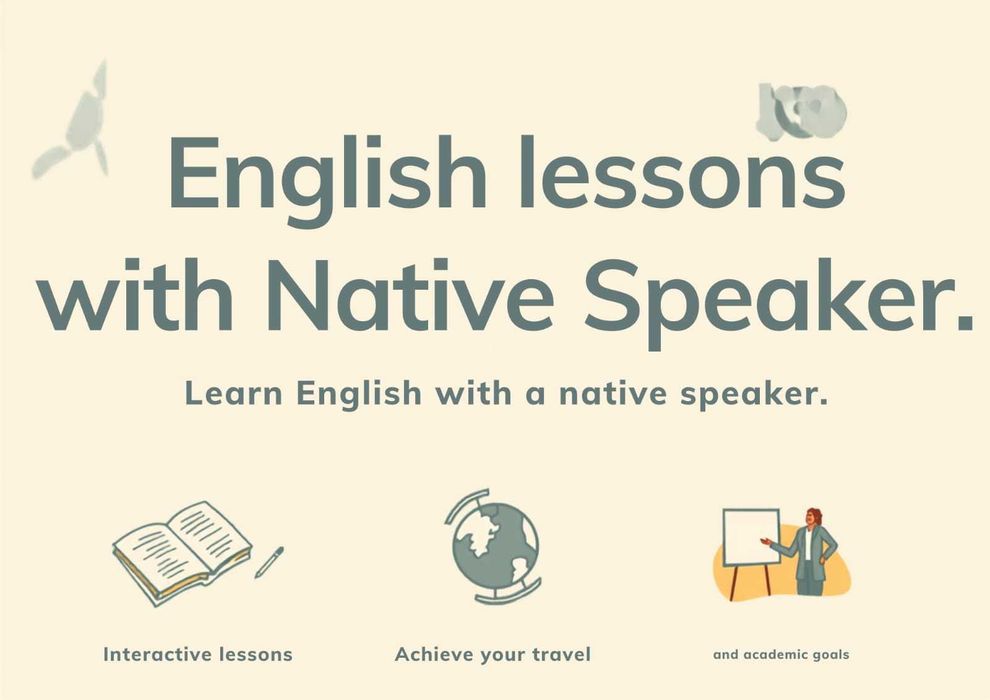 Native Speaker | English lessons | Korepetycje z angielskiego