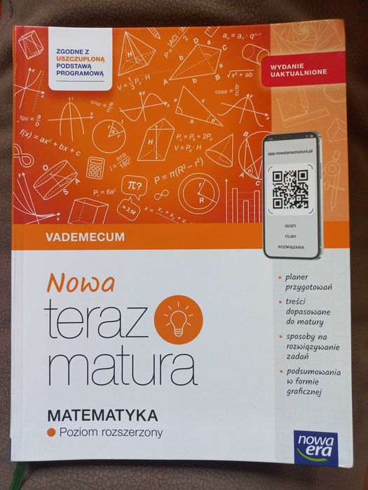 Vademecum Matematyka poziom rozszerzony Teraz matura Nowa Era