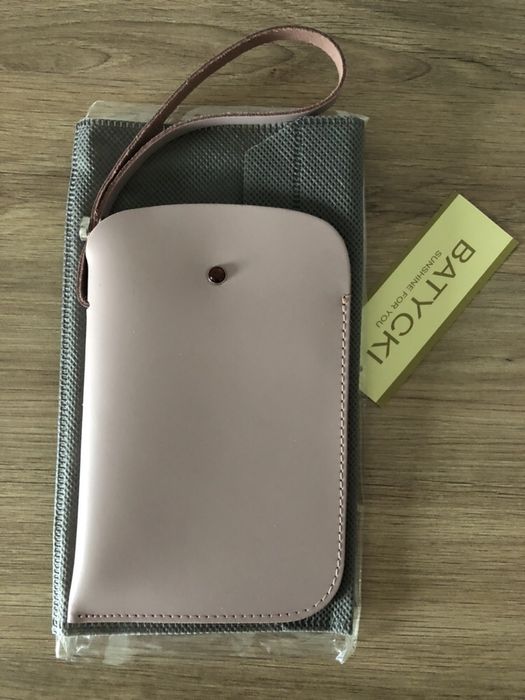 Etui z prawdziwej skóry na telefon Batycki