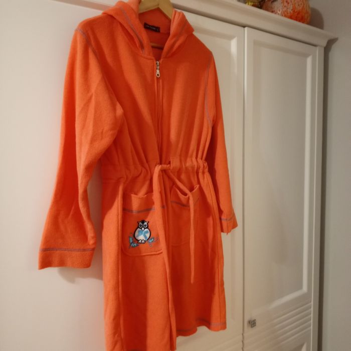 Szlafrok  frotte zapinany na suwak M