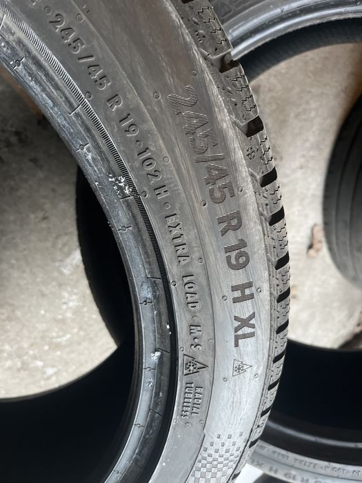 2x 245/45/19 Continental WinterContact TS860S * MO idealny stan 2025