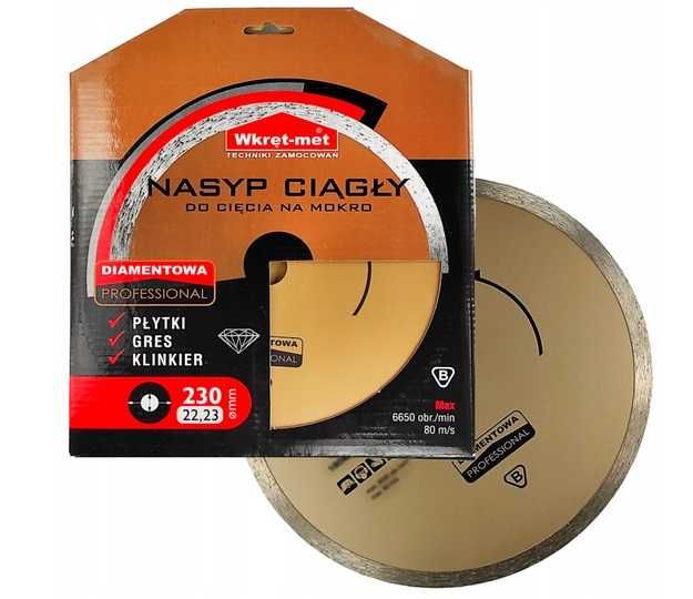 Tarcza diamentowa z nasypem ciągłym professional 230mm