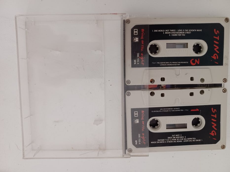 Cassete dupla STING - Bring on the  Night