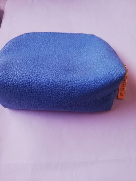 Bolsa azul com fecho - como nova64729603373057122