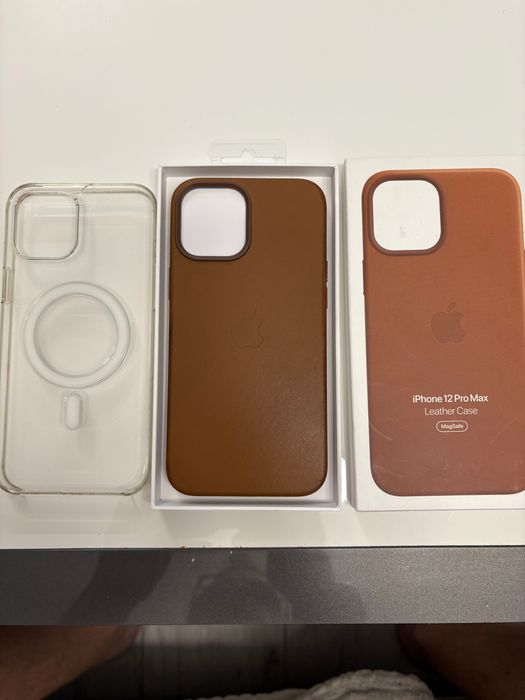 iPhone 12 Pro Max Leather Case MagSafe skórzane etui Oryginalne.