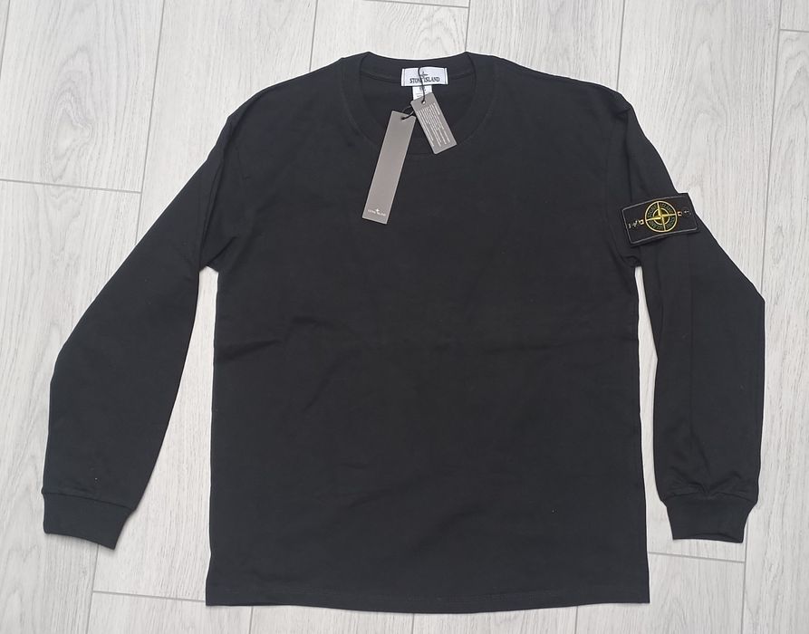 Світшот Stone Island Black / Стон Айленд / Premium Quality (Patch 1:1)